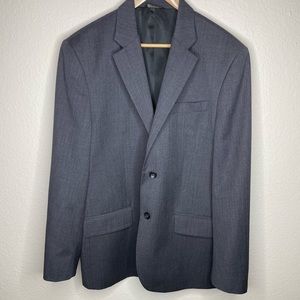 Banana Republic Factory Men’s Blazer Gray Two Button Wool Size 42R